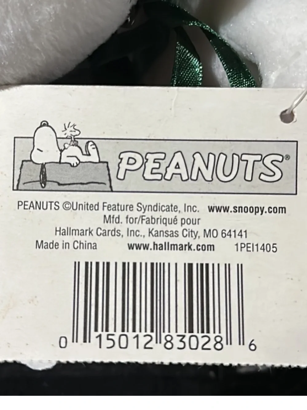 Hallmark~Peanuts 10” Snoopy Reindeer Plushie